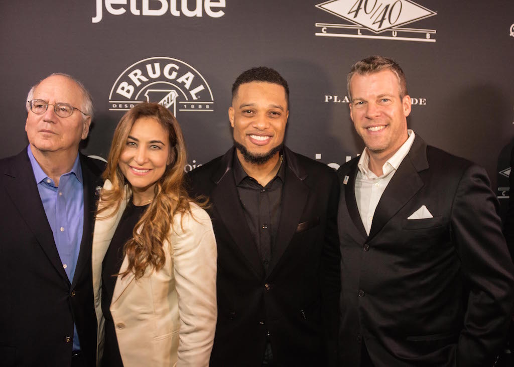 Donald Rabinovitch, Karla Farach, Robinson Cano y Jon Wunderlich