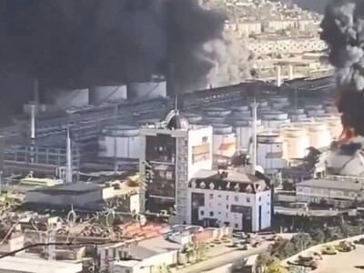 Ataque ucraniano causa incendio en refinería rusa del mar Negro