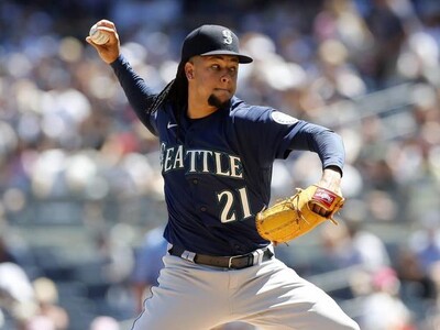 Castillo sufre y Rodríguez se va en blanco en derrota de Marineros