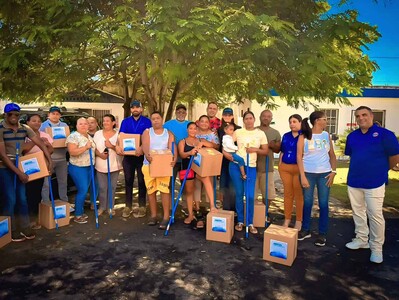 Donan kits de limpieza a afectados por inundaciones en Montellano