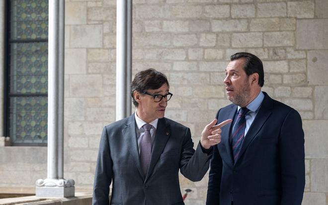 El ministro Óscar Puente regresa a Catalunya casi tres meses después del colapso de Rodalies