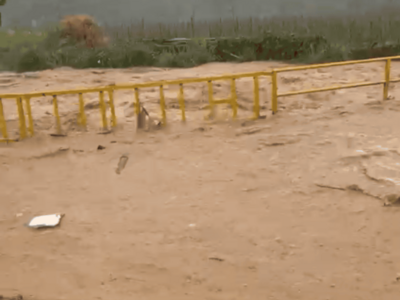 Lluvias provocan desbordamiento de río en La Vega