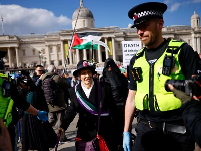 Más de un centenar de detenidos en protesta por Palestine Action
