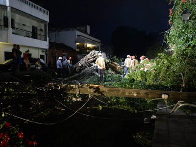 Vaguada desata lluvias intensas y ráfagas de viento en el GSD