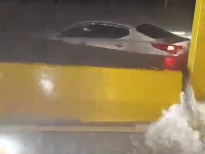 Vías afectadas en el Gran Santo Domingo por efectos de vaguada