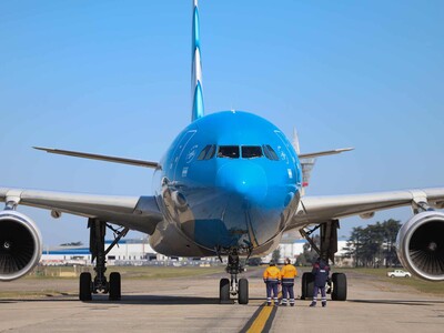 Aerolíneas Argentinas con "La 10" de Messi, los llevará al mundial