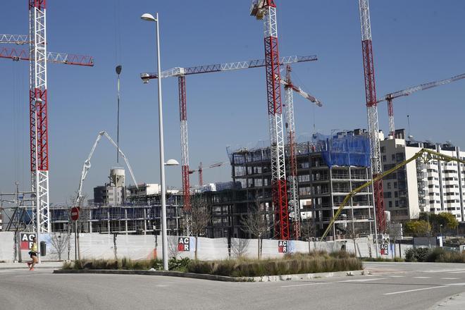 Los visados de obra de vivienda nueva rozan las 25.000 unidades hasta febrero, un 9,3% más