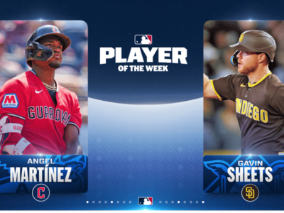 MLB: Angel Martínez y Gavin Sheets son jugadores de la semana