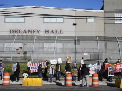 Migrantes en huelga de hambre en Nueva Jersey
