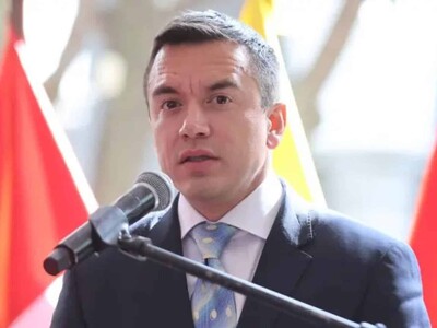 Noboa afirma que no está cansado de seguir su "guerra" al crimen