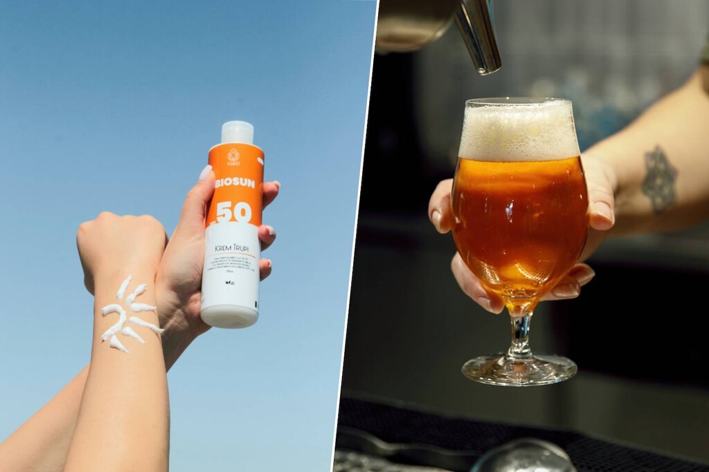 Tomarse una cervecita bajo el sol era el problema. El lúpulo residual de fabricarla es la solución