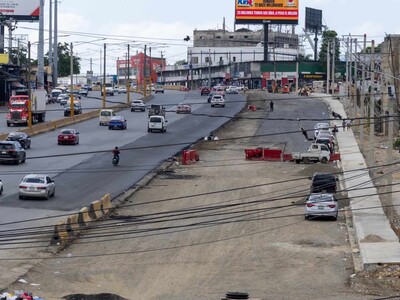 Trabajos en la marginal del kilómetro 9 avanzan con lentitud y quejas