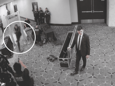 Video muestra a Allen disparando a un agente en  la cena
