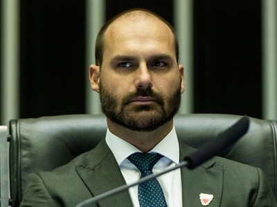 Coacciones a la justicia Brasil: Eduardo Bolsonaro condenado