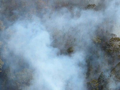 Incendio en Everglades Florida crece 27 veces en un día