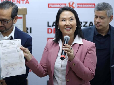 Keiko Fujimori agradece respaldo de electores y reconoce que Perú