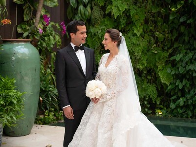 Omar Fernández y Alexia Rubio celebran su matrimonio por la Iglesia