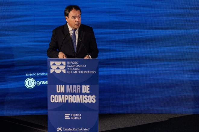 Pérez Llorca:  "El liderazgo económico del Mediterráneo no puede partir de la desigualdad entre territorios"