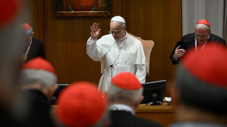 Preguntas, oraciones, trabajos en grupo: el Consistorio del Papa con los cardenales