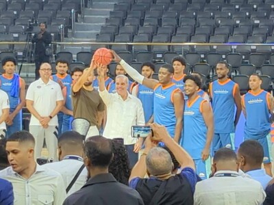 Presidente Abinader inaugura la Arena Banreservas