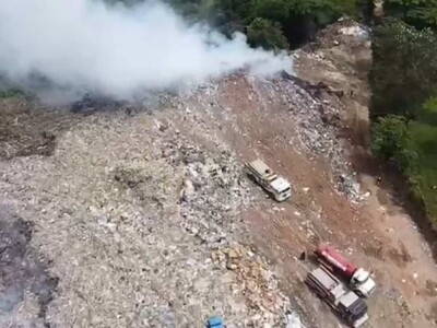 Residentes en Jarabacoa afectados por incendios en vertedero