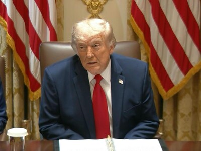 Trump asiste al partido NBA entre Knicks y Spurs