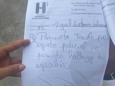 Abogado dice detenido fallecido en San Cristóbal no tenía lesiones