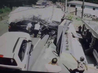 Accidente de tránsito deja varios heridos en La Vega