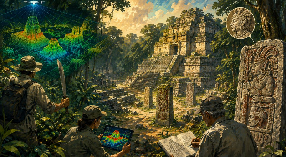Arqueólogos abren 5 kilómetros de selva a machetazos y encuentran una ciudad maya intacta en Campeche: así se llama y qué tiene dentro