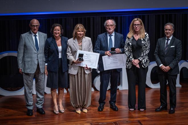 El Col·legi d'Economistes premia a Antoni Brufau (Repsol) y Lluïsa Moret (Diputació) por su trayectoria profesional