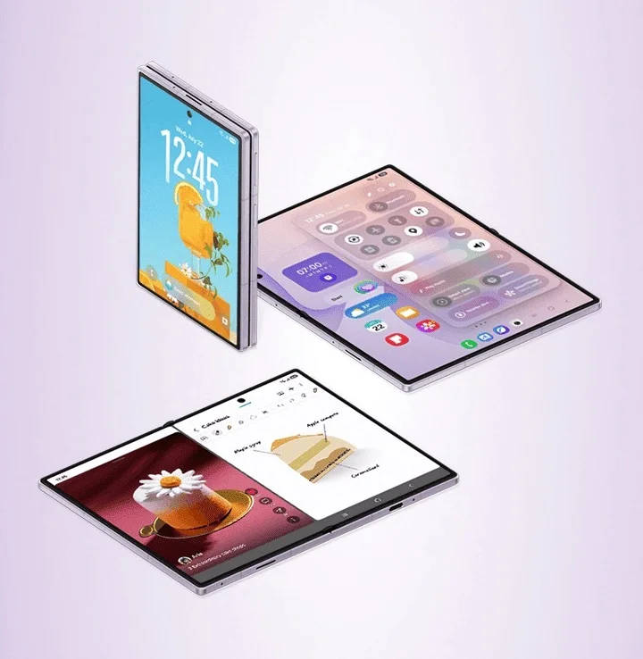 Galaxy Z Fold 8 queda casi totalmente al descubierto
