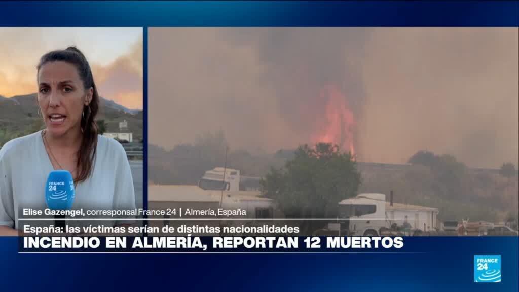 Informe desde Almería: víctimas del incendio serían de diferentes nacionalidades.