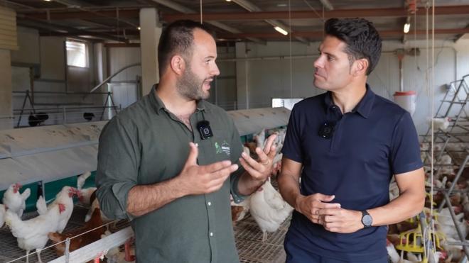 Joan Siquier, emprendedor avícola: "No cuidamos gallinas, cuidamos reinas... porque yo apuesto más por el bienestar de las gallinas que por la producción de huevo"