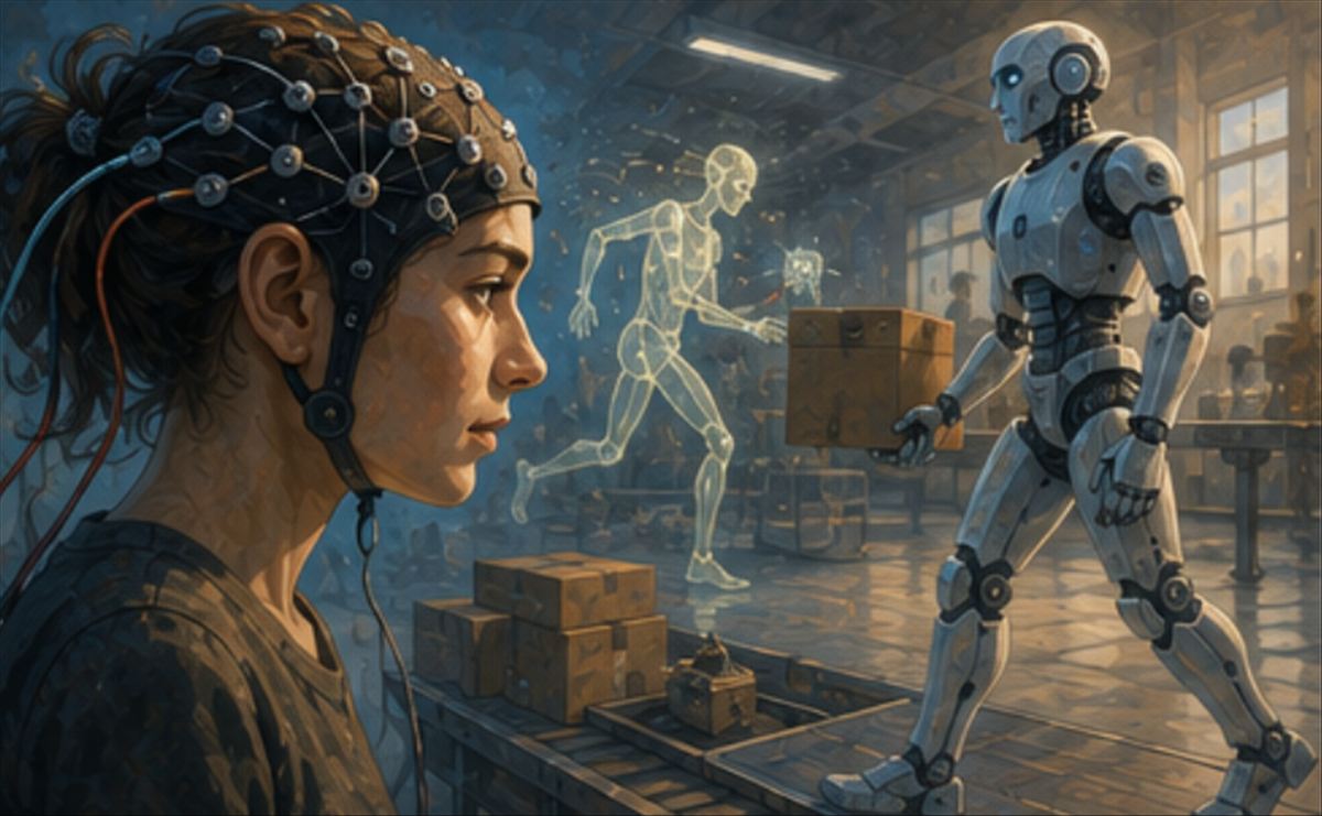 Las ondas cerebrales como datos de entrenamiento para robots: Encord y Zander Labs graban la actividad cerebral de humanos durante tareas físicas