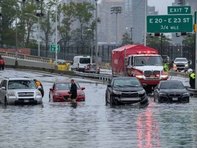 Lluvias provocan inundaciones repentinas en Nueva York