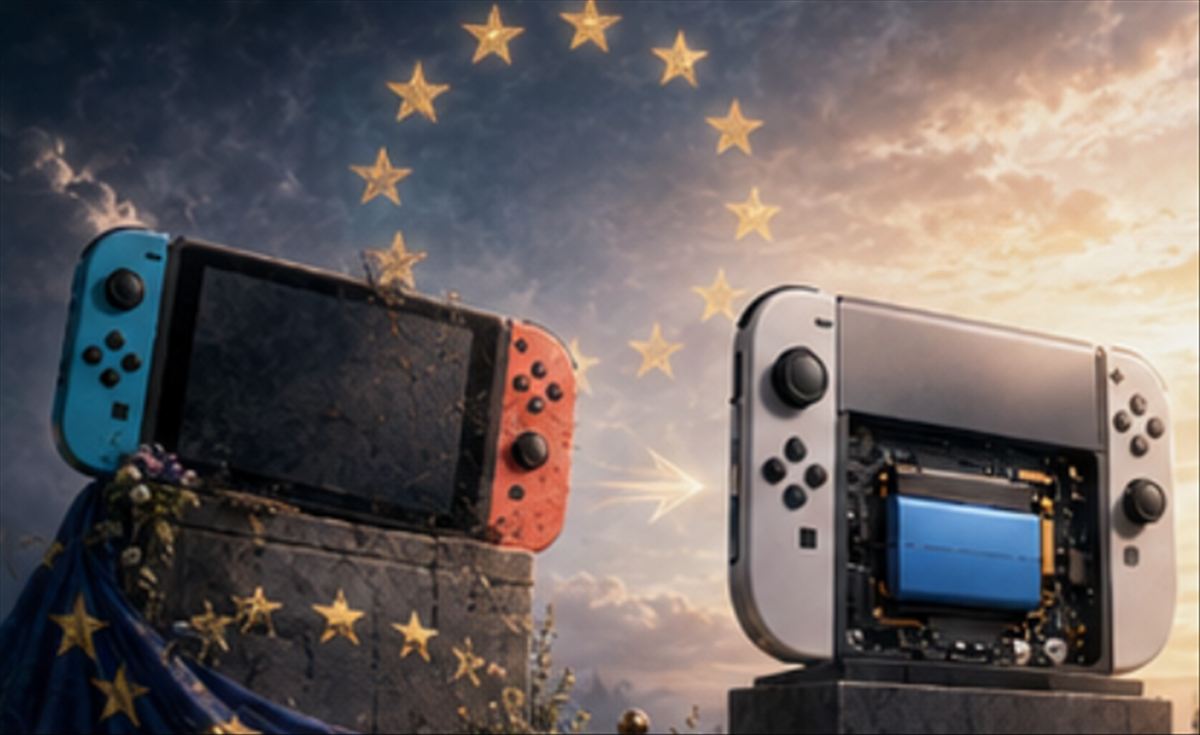 Nintendo retira la Switch original de Europa en febrero de 2027: la UE te obliga a poder cambiar la batería y Nintendo prefiere irse
