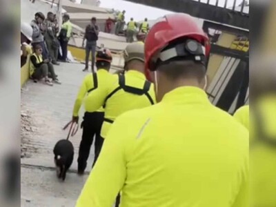 Rescate del niño Fabio tras terremoto en Venezuela