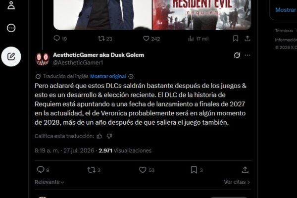 Resident Evil Requiem y Resident Evil Veronica tendrán DLCs, pero llegarán más tarde de lo esperado