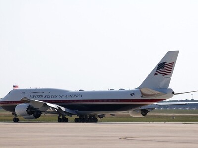 Seguridad del nuevo Air Force One donado por Catar