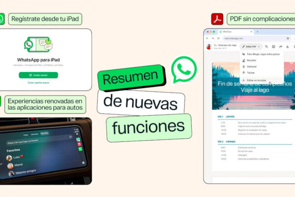 WhatsApp estrena cuatro novedades muy útiles