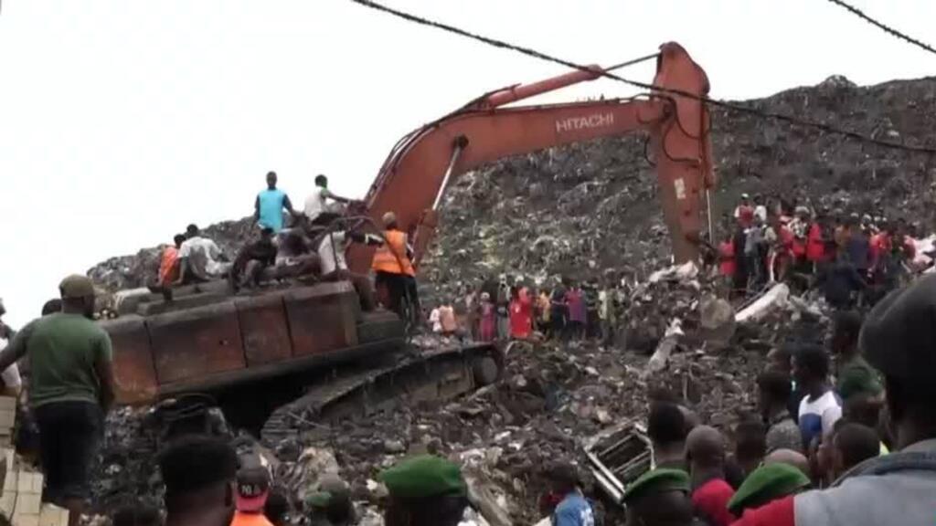 Al menos 30 muertos tras el colapso de un vertedero en Conakry, Guinea