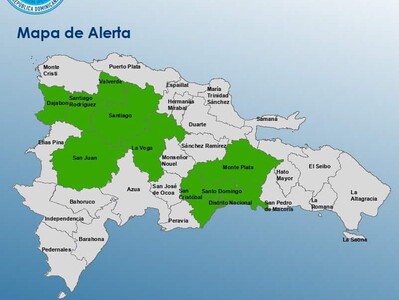 COE emite alerta verde por lluvias en varias provincias