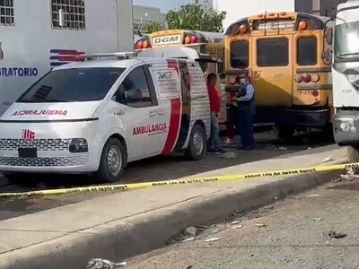 Cuerpo de un hombre hallado en un camión de la Dirección General de Migración