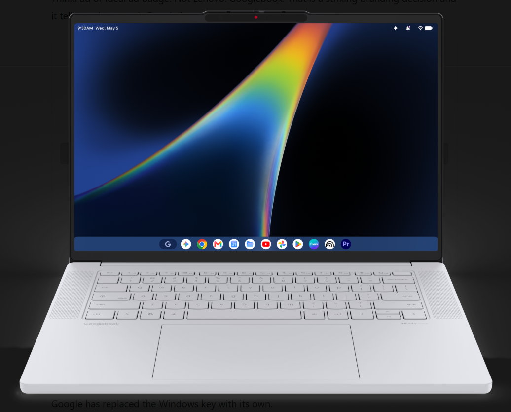 Primer vistazo del Lenovo Googlebook