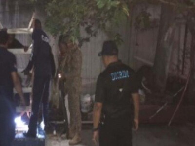 Rescatan dos hombres tras quedar inconscientes dentro de una cisterna