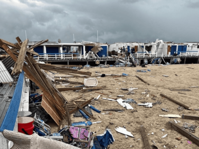 Tormentas y posibles tornados azotan el noreste de EE. UU.