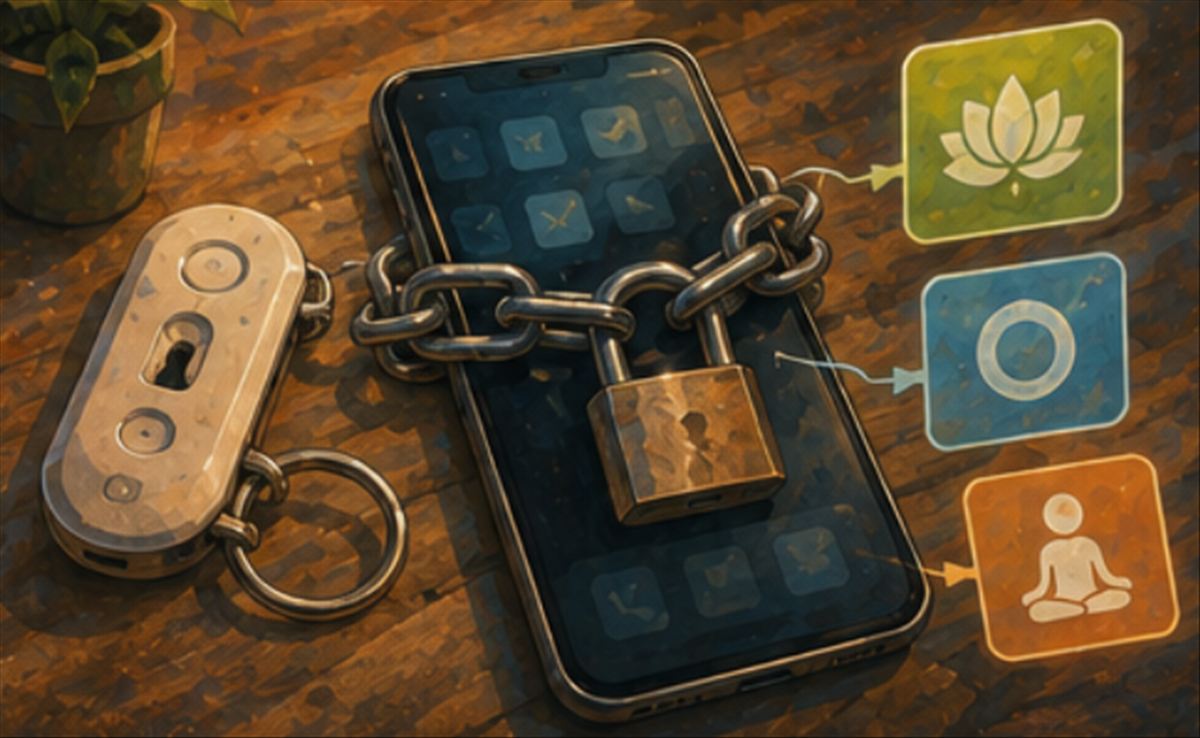 Una llave de $9 que bloquea tus apps adictivas, y las mejores apps para dejar el doomscrolling