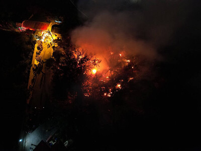 Cuatro viviendas en Villa Esperanza, Santiago, destruidas por incendio