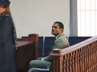 Donni Santana recibe permiso laboral limitado por la Corte Penal de San Cristóbal