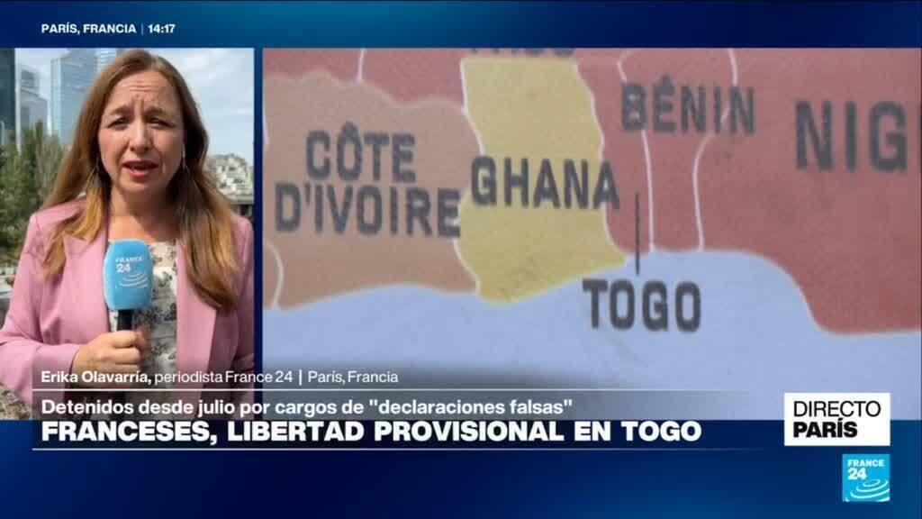 Dos periodistas franceses detenidos en Togo son liberados provisionalmente